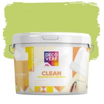 Decoverf clean muurverf appelgroen, 4L