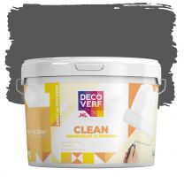 Decoverf clean muurverf kool grijs, 4L