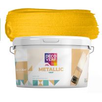 Decoverf metallic verf geelgoud, 2.5L