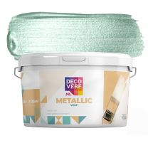 Decoverf metallic verf mintblauw, 2.5L