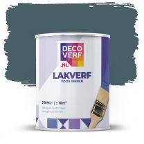 Decoverf lakverf petrolblauw, 750ml