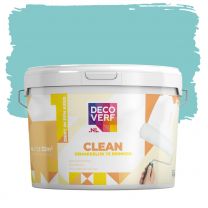 Decoverf clean muurverf tropisch blauw, 4L
