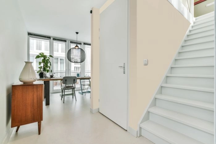 Multifunctioneel Rek Voor Woonkamer Slaapkamer BranQ Multifunctioneel Rek Met 4 Manden - Bamboe Design, Crème, 25x29x58 Cm, Voor Opbergen In Huis Bamboe Design Opbergrek